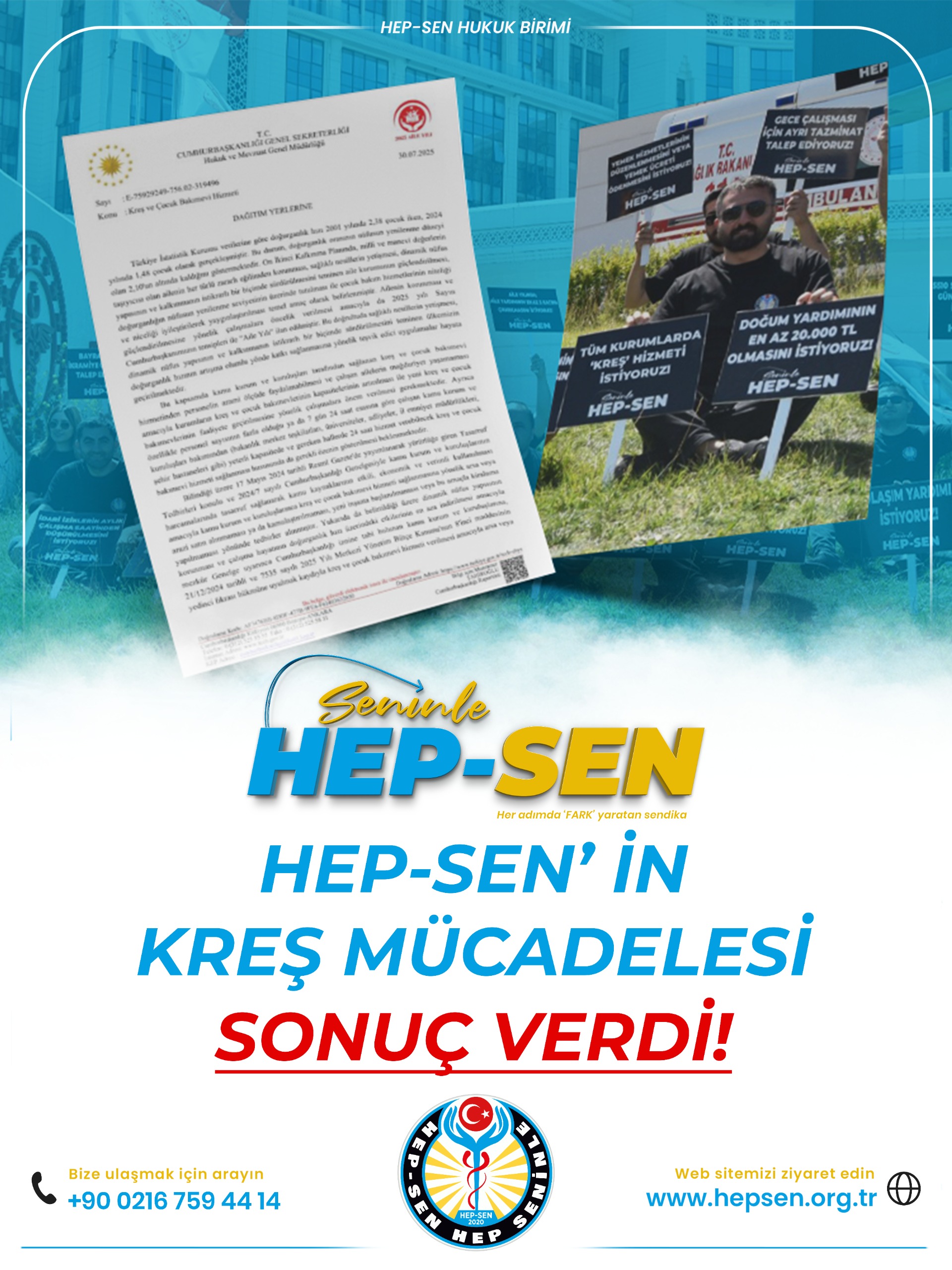 Hep-Sen’in Kreş Mücadelesi Sonuç Verdi: Cumhurbaşkanlığı'ndan Tüm Kurumlara Kreş Genelgesi!