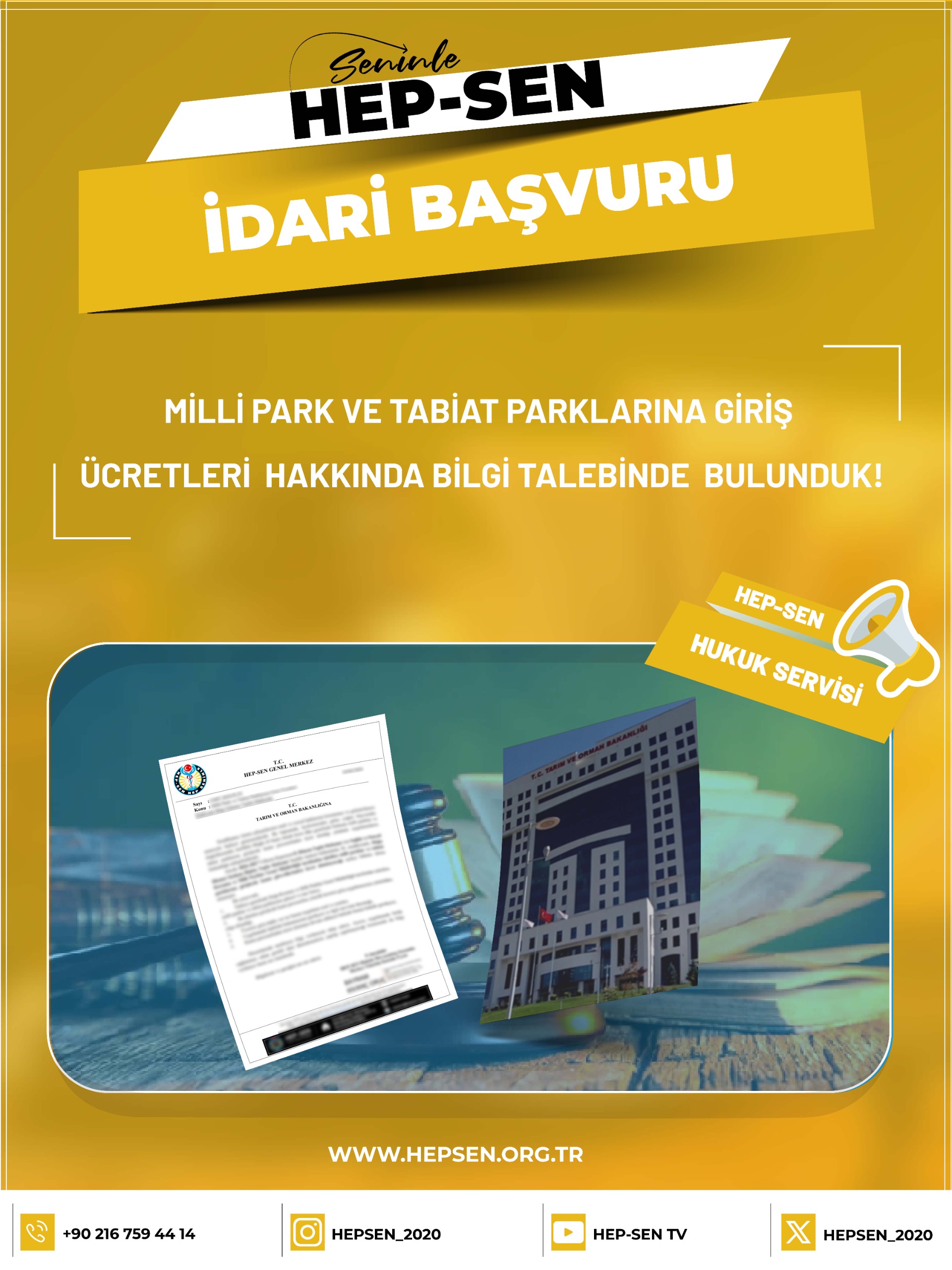 Milli Park ve Tabiat Parklarına Giriş Ücretleri Hakkında Bilgi Talebinde Bulunduk