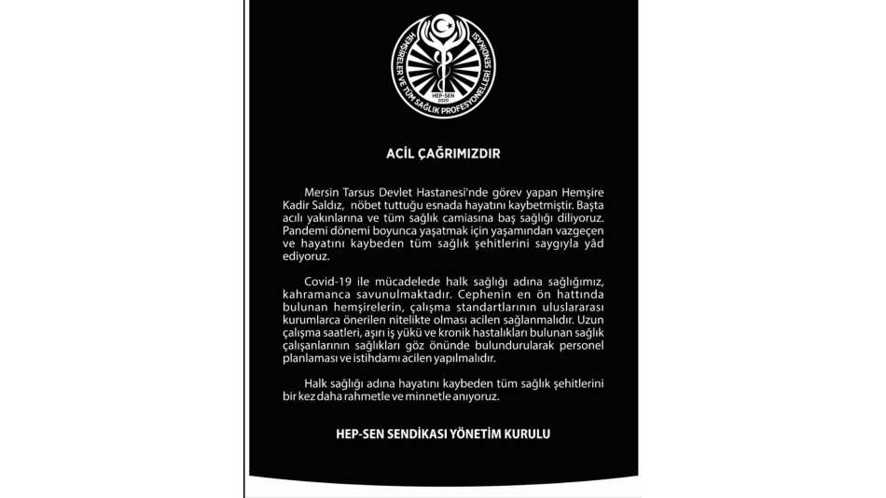 Acil Çağrımızdır