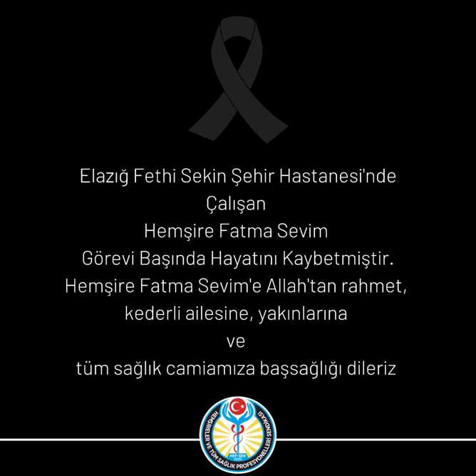 Tüm Sağlık Camiasının Başı Sağolsun!!!